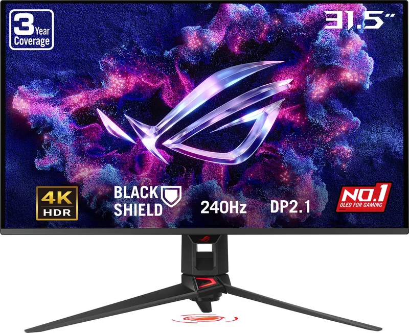 Swift OLED PG32UCDM3 - 4K QD-OLED Gaming Monitor - USB-C 90W Power Delivery - 0.03ms - 240Hz - 32 inch van ASUS – cover