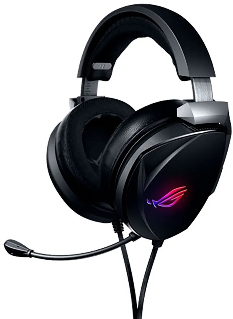 Theta 7.1 Over Ear headset Gamen Kabel 7.1 Surround Ruisonderdrukking (microfoon) Volumeregeling, Microf de ASUS, Noir – jaquette