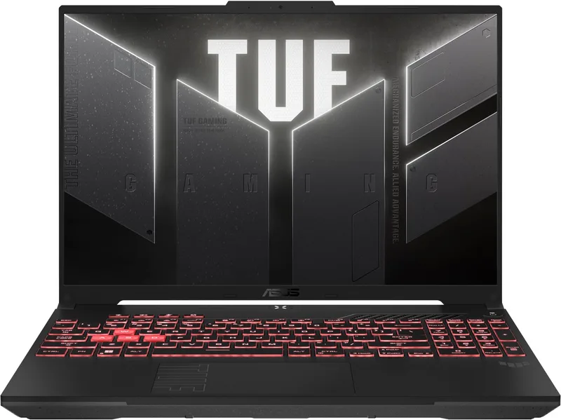 TUF Gaming A16 FA607NUQ-RL009W - Gaming Laptop - 16 inch - RTX 4050 - 16GB/512GB - azerty de ASUS, Gris, AZERTY – jaquette