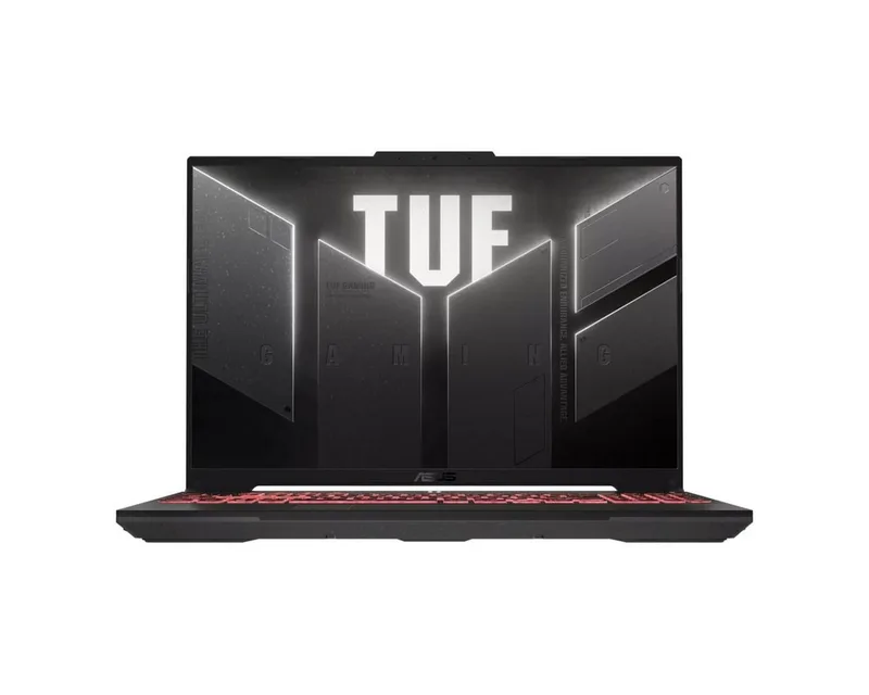 TUF Gaming A16 FA607NUQ-RL041 Gaming-Notebook (40.64 cm/16 Zoll, AMD Ryzen 7 170, RTX 4050, 16 GB, 512 GB SSD, 16 GB RAM) de ASUS, Gris – jaquette