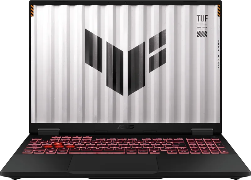 TUF Gaming A16 FA608PM-QT014W - Gaming Laptop - 16 inch - AMD Ryzen 9 - 32GB/1TB - azerty van ASUS, Zwart, Grijs, AZERTY – cover