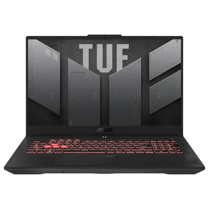 TUF Gaming A17 TUF707NUQ-DICHX146W R7-170/16GB/512GBSSD/RTX4050/W11 Home AZERTY French Layout de ASUS, FR – jaquette