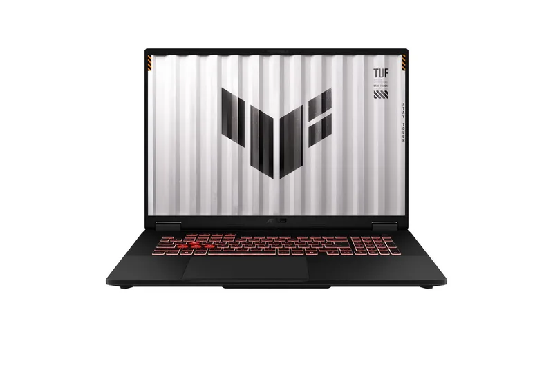 TUF Gaming A18 FA808UH-S8061W R7 260 16 1 5050 Gaming-Notebook (45,7 cm/18 Zoll, AMD Ryzen 7 260, GeForce RTX 5050, 16 GB, 1000 GB SSD) van ASUS, Grijs – cover