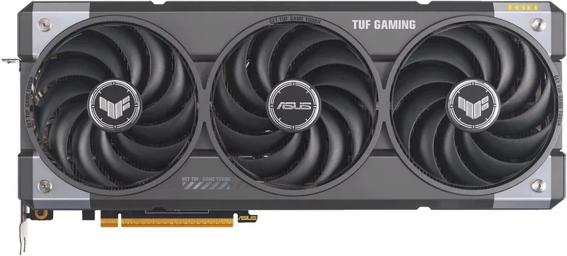 TUF Gaming AMD Radeon RX 9070 - Videokaart - 16GB - GDDR6 - PCIe 5.0 - 1x HDMI 2.1b - 3x DisplayPort 2.1a van ASUS, Zwart – cover