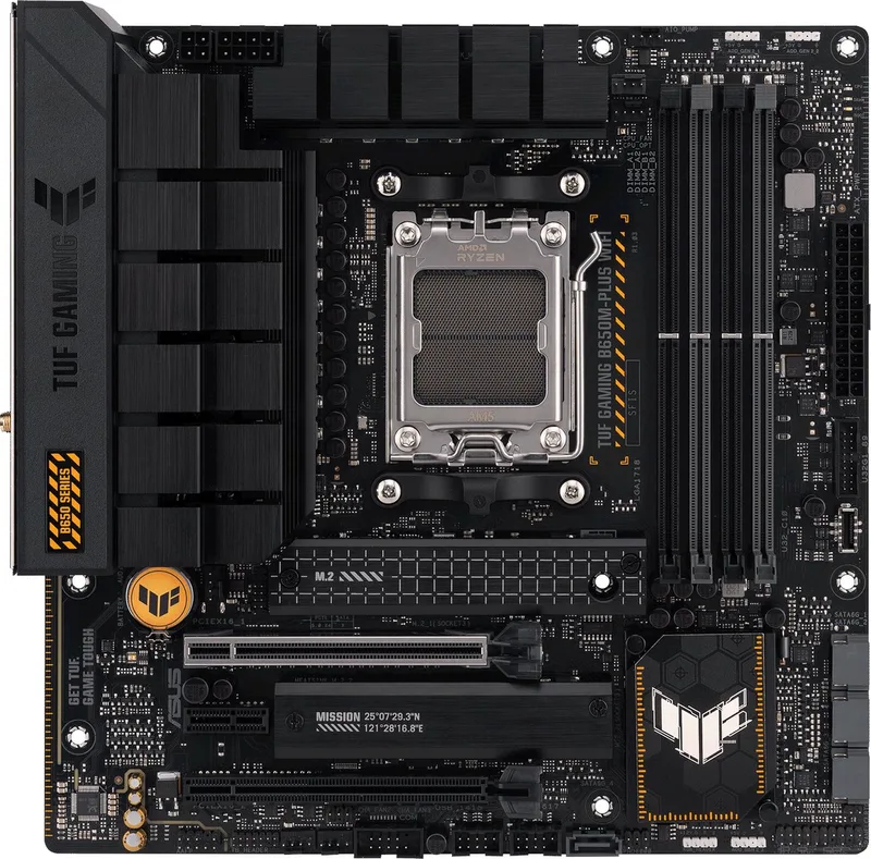 TUF GAMING B650M-PLUS WIFI - Moederbord - AMD B650 - Socket AM5 - micro ATX de ASUS – jaquette