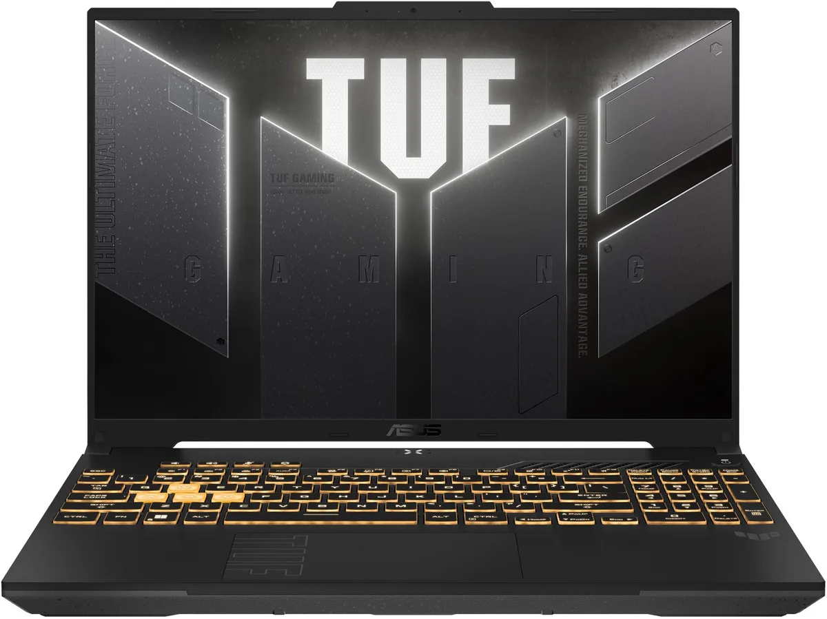 TUF Gaming F16 FX607VJG-TU400W - Gaming Laptop - 16 inch - Intel Core 5 205H - 16GB/512GB - RTX 3050 de ASUS, Gris, AZERTY – jaquette