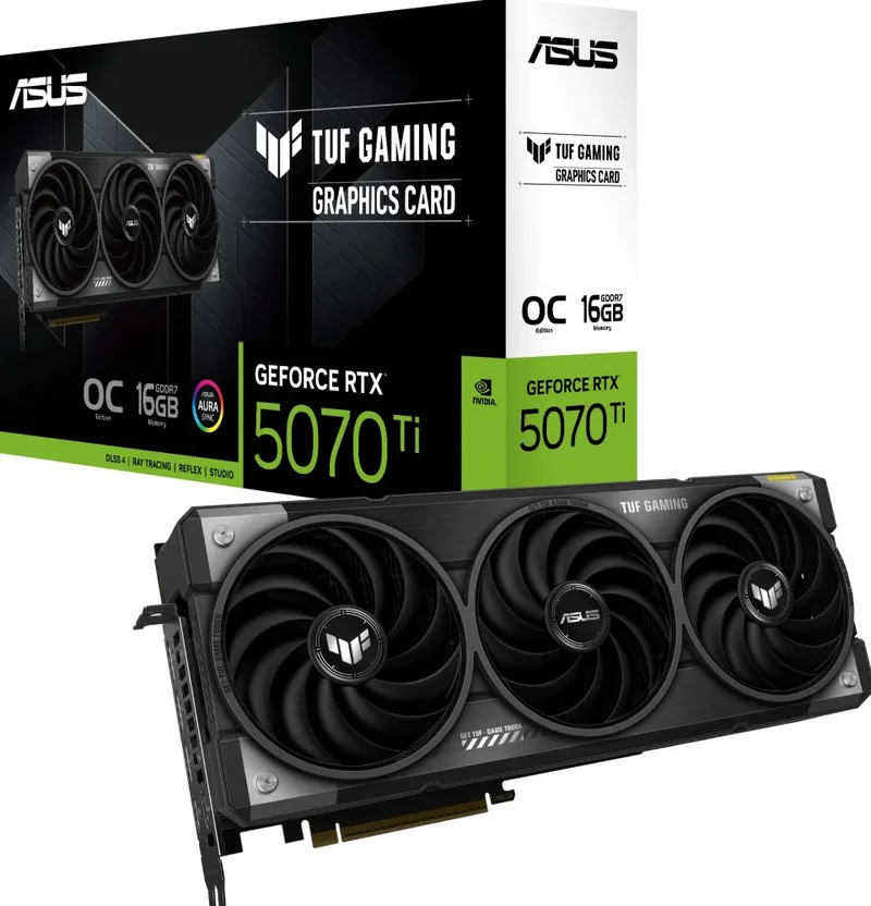 TUF Gaming GeForce RTX 5070 Ti OC Edition - Videokaart by ASUS – cover