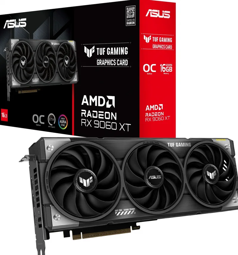 TUF Gaming Radeon RX 9060 XT OC 16G - Videokaart van ASUS – cover