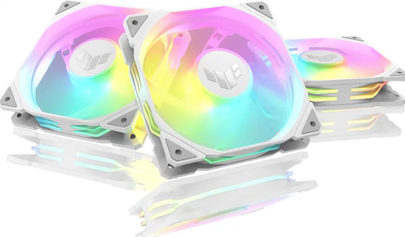 TUF GAMING TR120 FAN ARGB REVERSE White - Ventilator van ASUS – cover