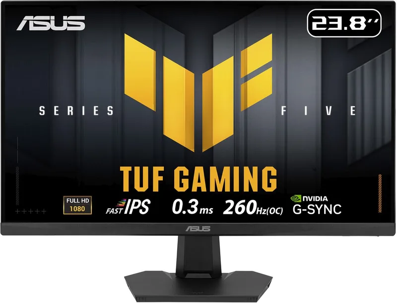TUF Gaming VG249QM5F - FHD Fast IPS Gaming Monitor - 240Hz - 0.3ms - Stereo Speakers - 24 Inch van ASUS, Zwart – cover