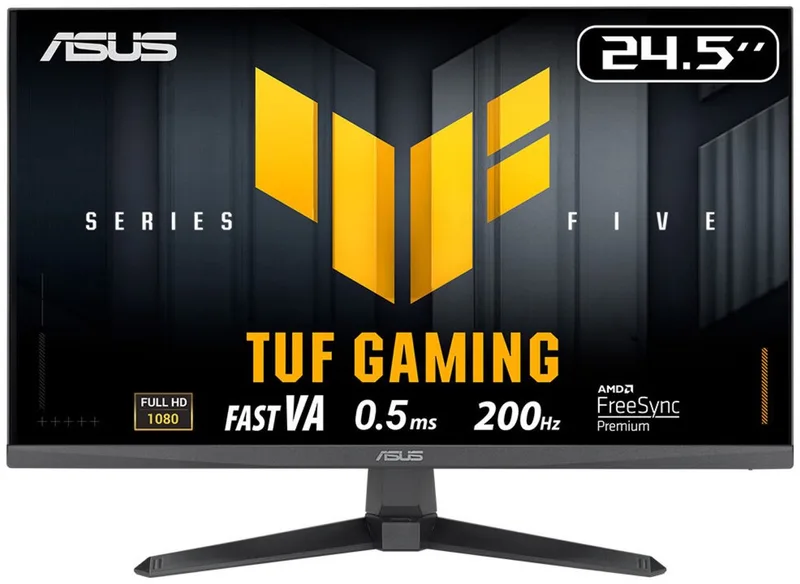 TUF Gaming VG257Q5A computer monitor 62,2 cm (24.5") 1920 x 1080 Pixels Full HD LCD van ASUS, Zwart – cover