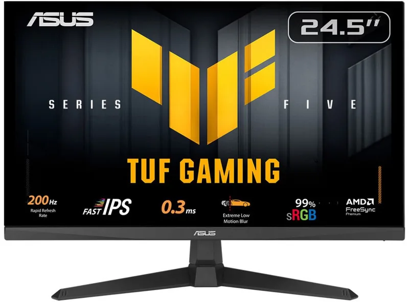 TUF Gaming VG259Q5A - FHD Fast IPS Gaming Monitor - 200Hz - 0.3ms - G-Sync Compatible - 24,5 Inch by ASUS – cover