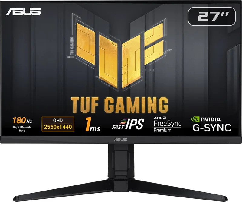 TUF Gaming VG27AQL3A - QHD Fast IPS 180Hz Monitor - 27 Inch van ASUS, Zwart – cover