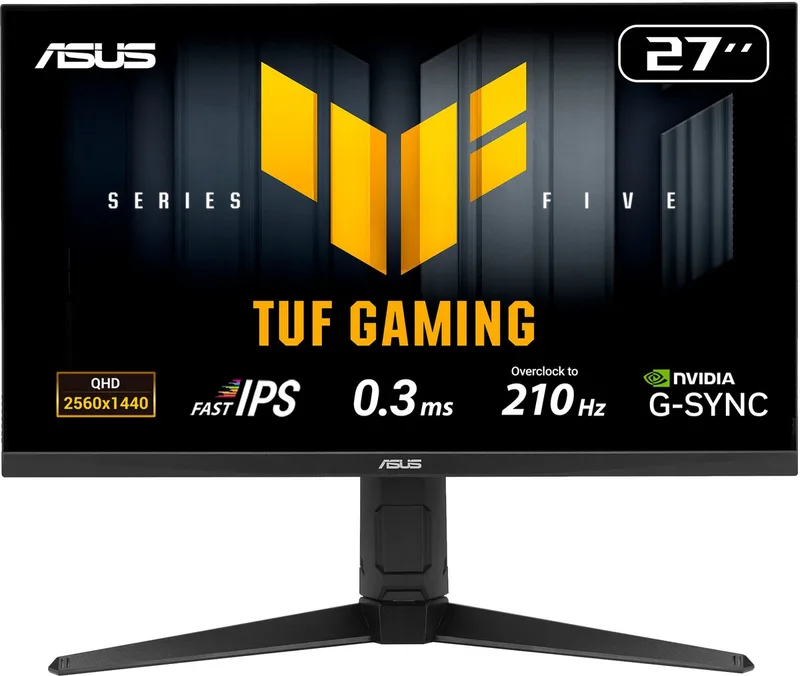 TUF Gaming VG27AQL5A - QHD Gaming Monitor - 210 Hz - FreeSync Premium - USB Hub - 27 inch van ASUS – cover