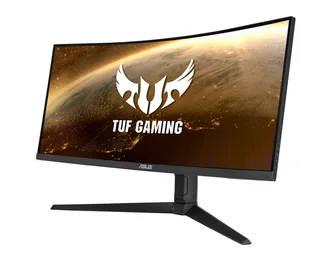 TUF Gaming VG34VQL1B - WQHD Ultrawide Curved Gaming Monitor - 165Hz - FreeSync Premium - USB Hub - 34 Inch de ASUS – jaquette 2 sur 2