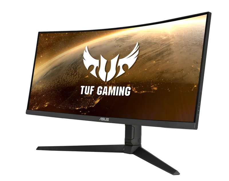 TUF Gaming VG34VQL1B - WQHD Ultrawide Curved Gaming Monitor - 165Hz - FreeSync Premium - USB Hub - 34 Inch de ASUS – jaquette 2 sur 2