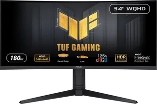 TUF Gaming VG34VQL3A - WQHD Ultrawide Gaming Monitor - 180hz - USB-hub - 34 Inch van ASUS – cover 1 van 2