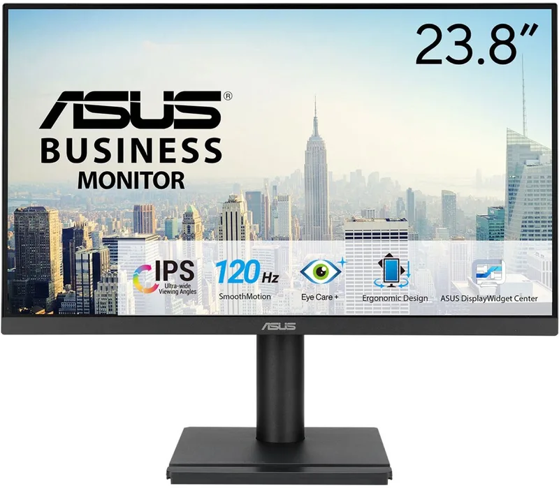 VA249QGSE - FHD Business Monitor - Stereo Speakers - Hoogte verstelbaar - 120hz - 1ms - 24 inch by ASUS, Black – cover