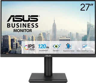 VA279QGSE - FHD Business Monitor - Stereo Speakers - Hoogte verstelbaar - 120hz - 1ms - 27 inch de ASUS, Noir – jaquette 1 sur 2