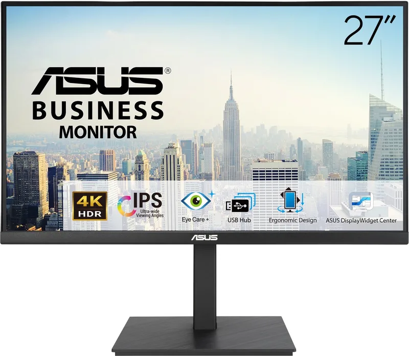VA27UQSB - 4K UHD Business Creative Monitor - USB Hub - Speakers - EPEAT Gold - 27 inch by ASUS – cover 1 of 3