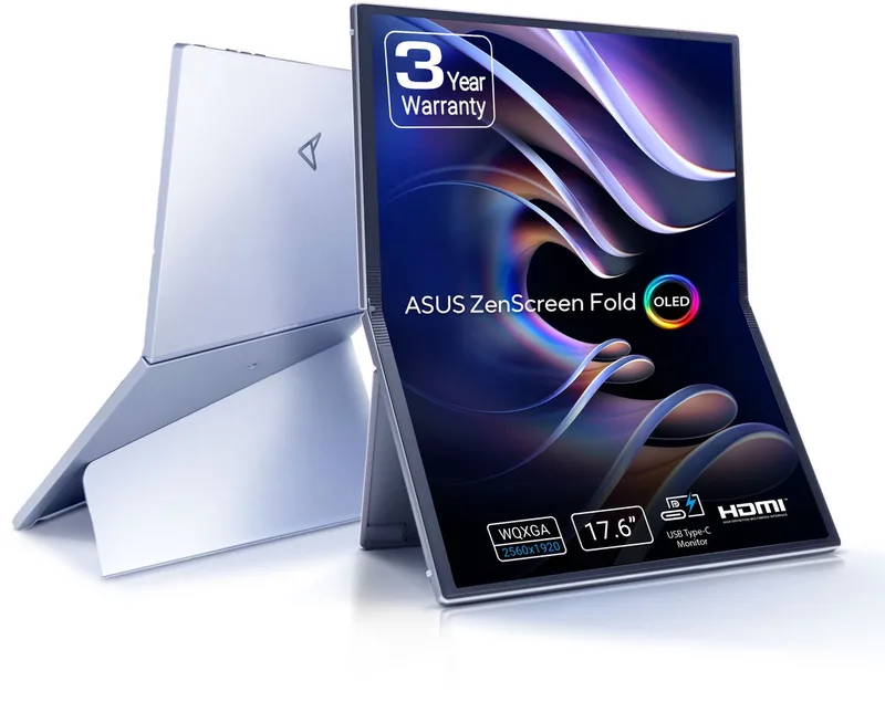 ZenScreen Fold OLED MQ17QH Portable Monitor - OLED - DisplayHDR™ 500 True Black - 100% DCI-P3 - 0.2ms - 60Hz by ASUS – cover