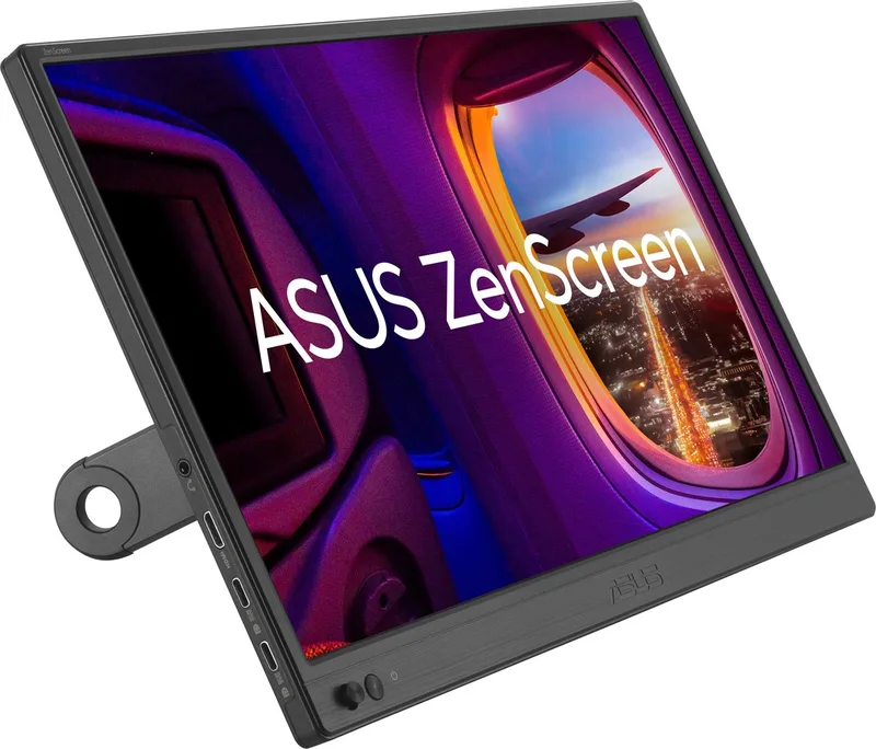 ZenScreen MB169CK - Portable USB-C Monitor - 360° kickstand - 15.6 inch de ASUS, Noir – jaquette