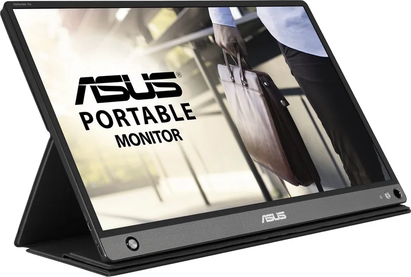 ZenScreen MB16AHP - IPS Portable Monitor - Ingebouwde Speakers - 15.6 inch by ASUS, Black – cover
