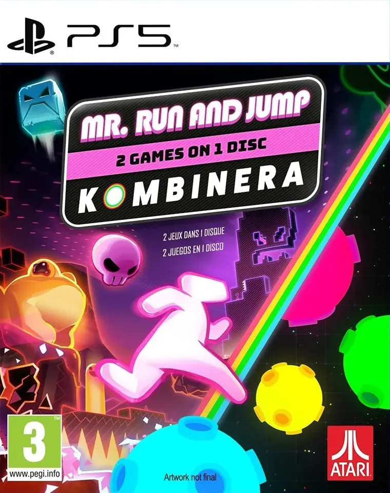 Mr. Run and Jump + Kombinera Adrenaline Pack van Atari, PS5 – cover