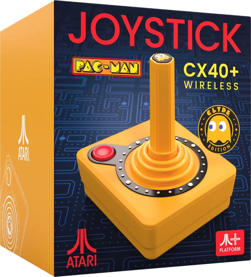 Pac-Man CX-40+ - Draadloze Joystick - Oranje (Clyde Edition) by Atari, Orange – cover
