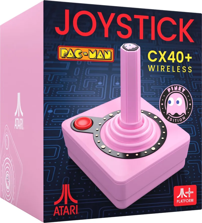Pac-Man CX-40+ - Draadloze Joystick - Roze (Pinky Edition) by Atari, Pink – cover
