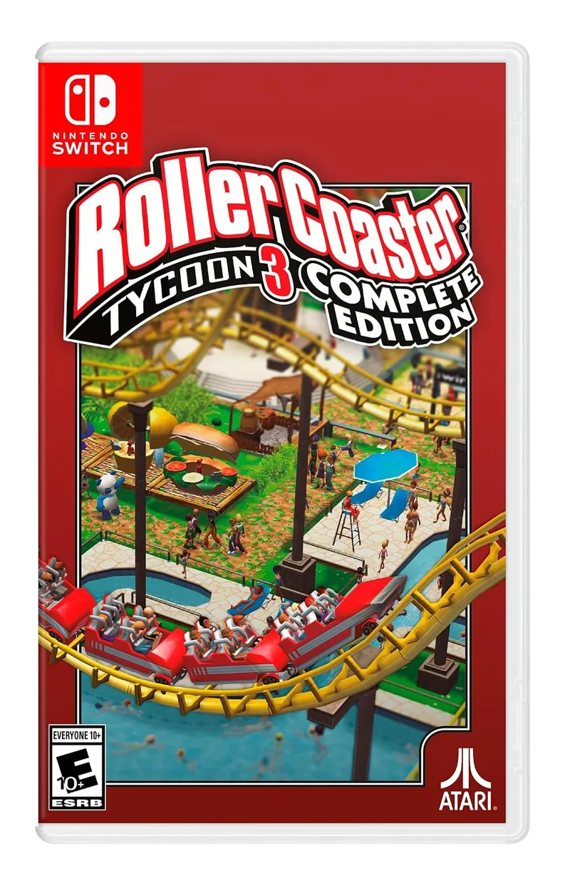 RollerCoaster Tycoon 3 Complete Edition de Atari, Nintendo Switch – jaquette