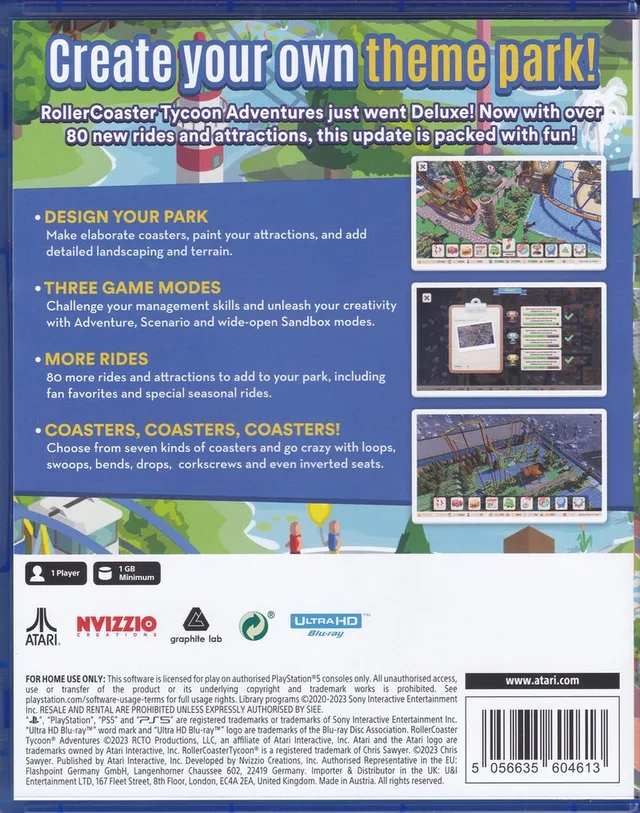 Rollercoaster: Tycoon Adventures - Deluxe