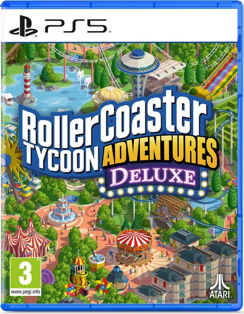 Rollercoaster: Tycoon Adventures - Deluxe van Atari, PS5 – cover