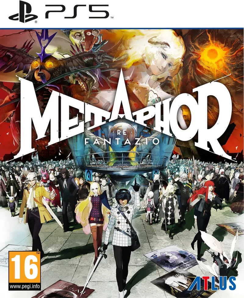 SEGA Metaphor: ReFantazio Standaard PlayStation 5 Franse uitgave van Atlus, PS5 – cover
