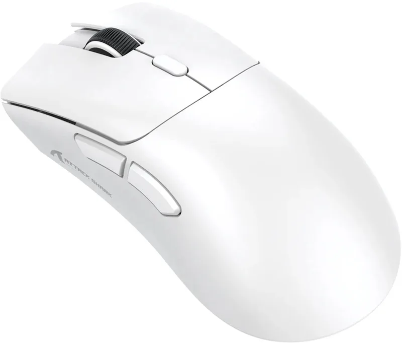 R1 Draadloze Gaming Muis, 59g, 2.4G en Bluetooth 5.2 - Wit van Attack Shark, Wit R1 – cover
