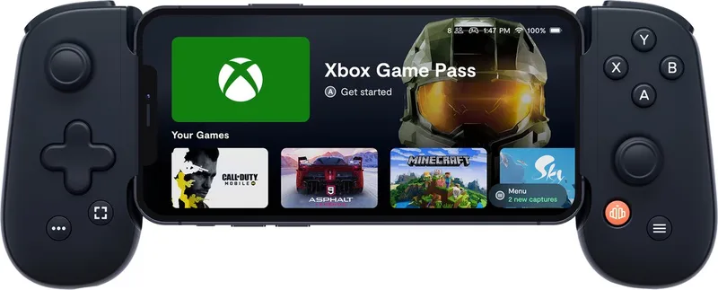 One (Lightning) - Mobiele Controller voor iPhone - Zwart - 1 maand gratis Xbox Game Pass Ultimate inbegrepen by Backbone, Black – cover