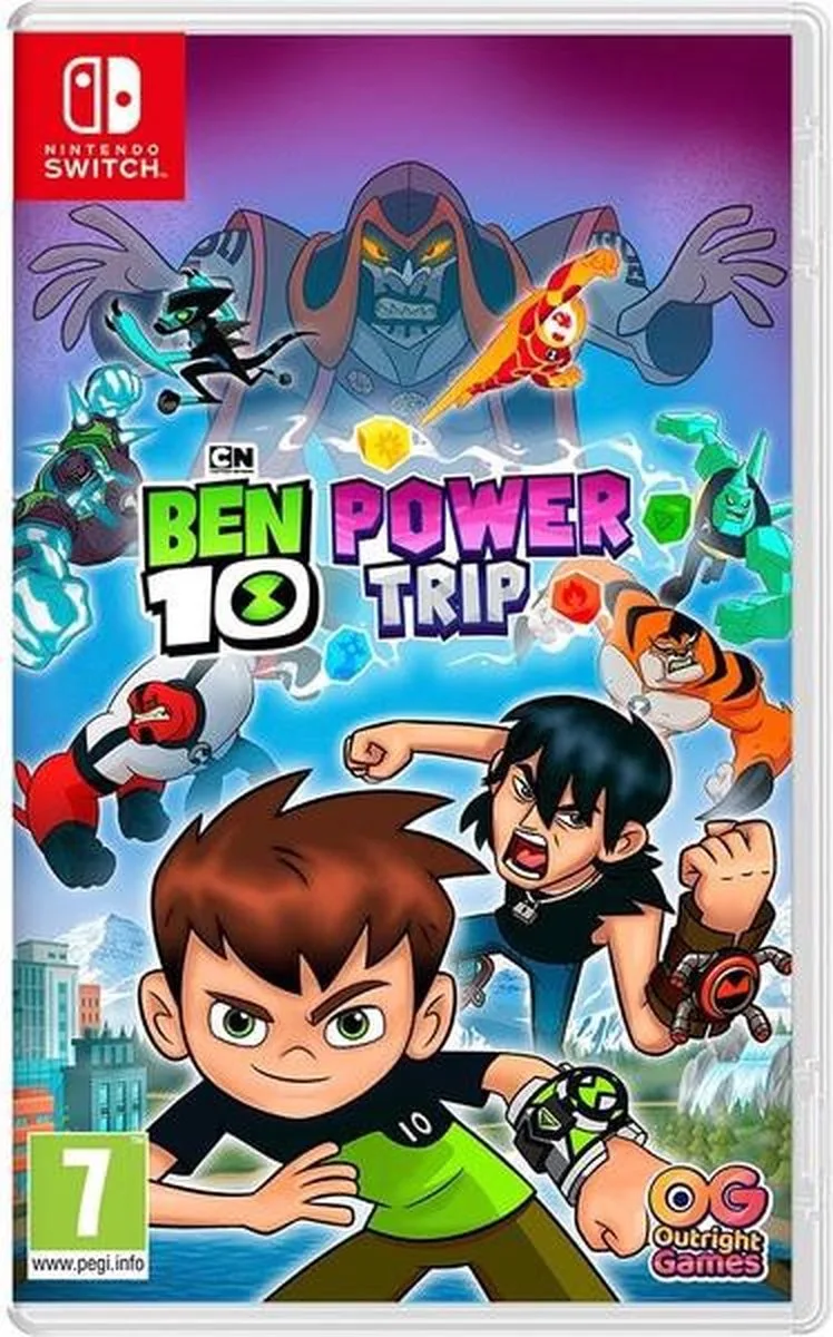 Ben 10: Power Trip Standaard Engels van Bandai Namco Entertainment, Nintendo Switch – cover
