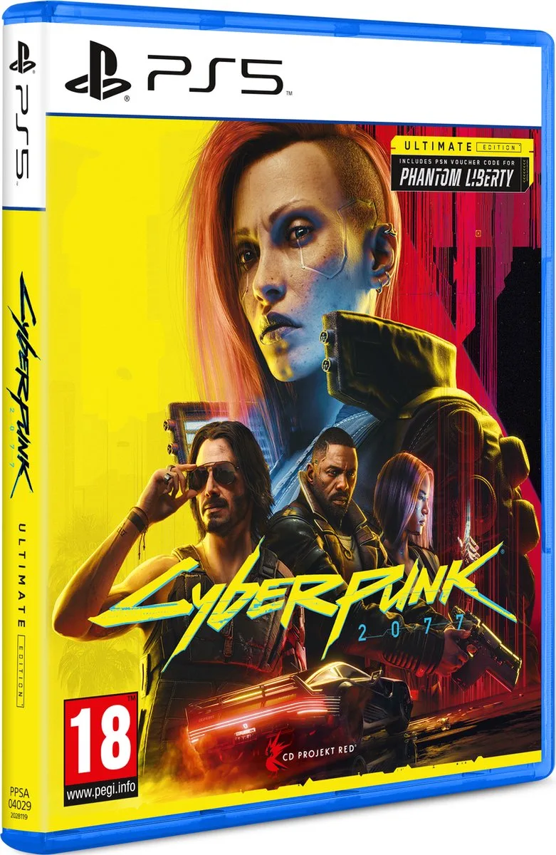 Cyberpunk 2077 - Ultimate Edition de Bandai Namco Entertainment, PS5 – jaquette