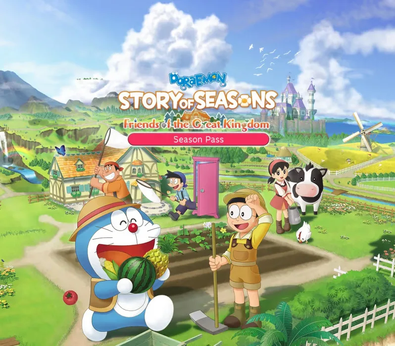 Doraemon Story of Seasons: Friends of the Great Kingdom – Season Pass DLC från Bandai Namco Entertainment – omslag