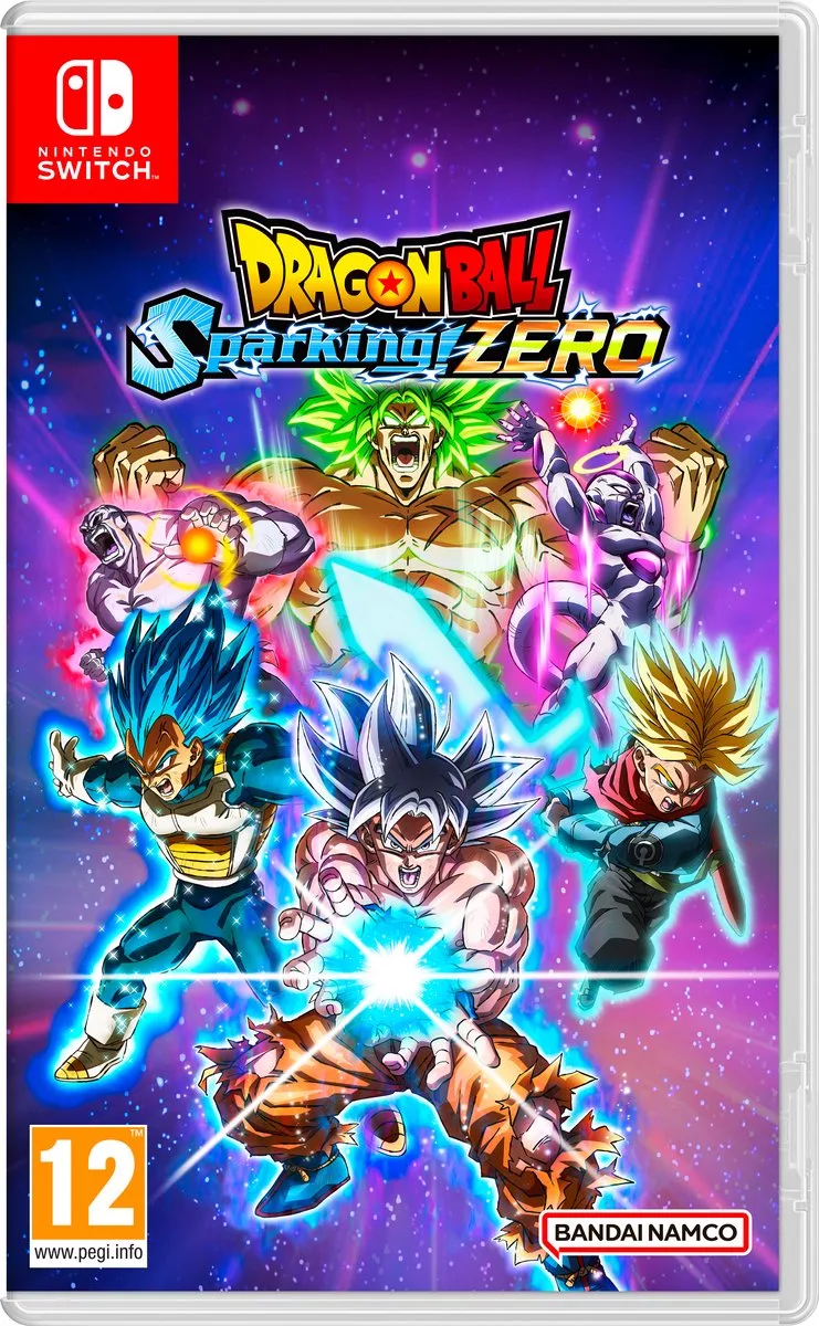 DRAGON BALL: Sparking! ZERO (Nintendo Switch) Standaard Vereenvoudigd Chinees, Traditioneel Chinees, Duits, Engels, Spaans, Frans, Italiaans, Japans, Koreaans, Portugees, Russisch van Bandai Namco Entertainment, Nintendo Switch – cover