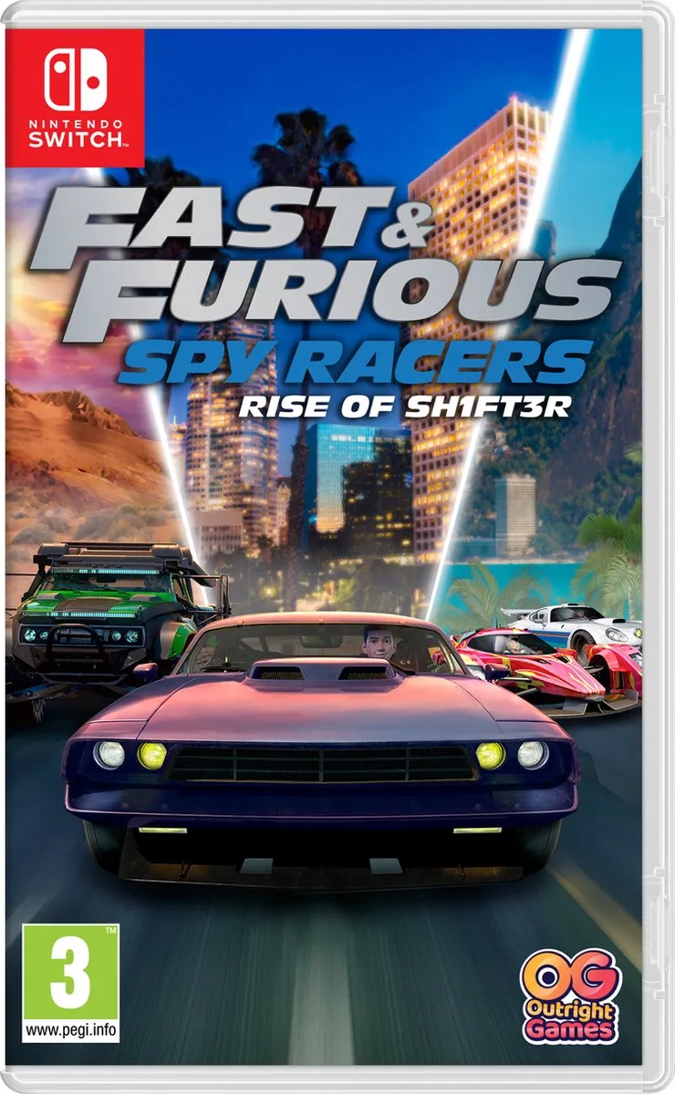 Fast & Furious Spy Racers van Bandai Namco Entertainment, Nintendo Switch – cover