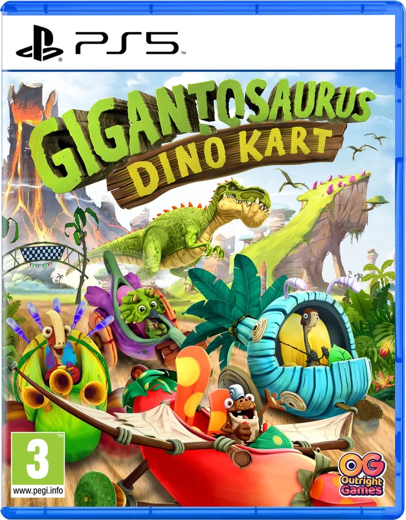 Gigantosaurus Dino Kart van Bandai Namco Entertainment, PS5 – cover