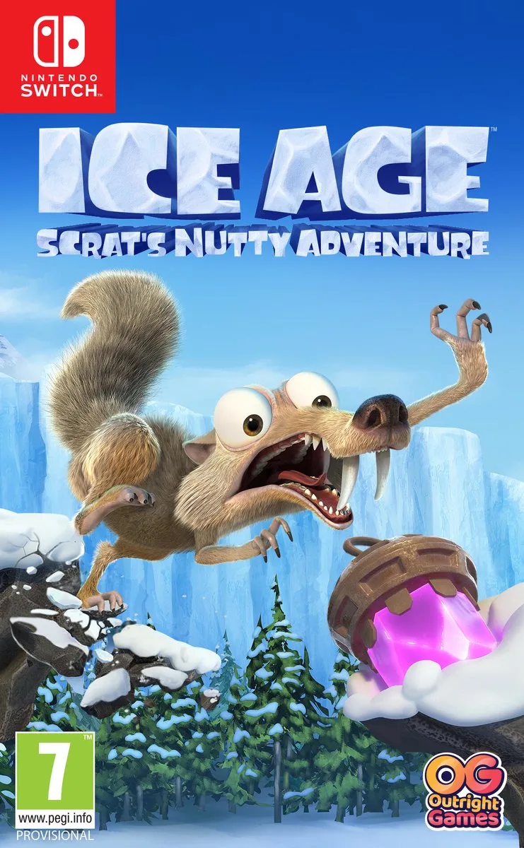 Ice Age: Scrat's Nutty Adventure van Bandai Namco Entertainment, Nintendo Switch – cover