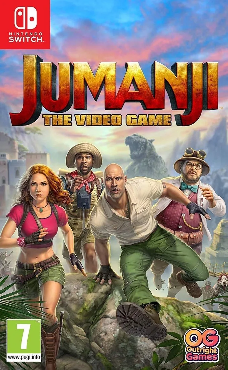 Jumanji: The Video Game van Bandai Namco Entertainment, Nintendo Switch – cover