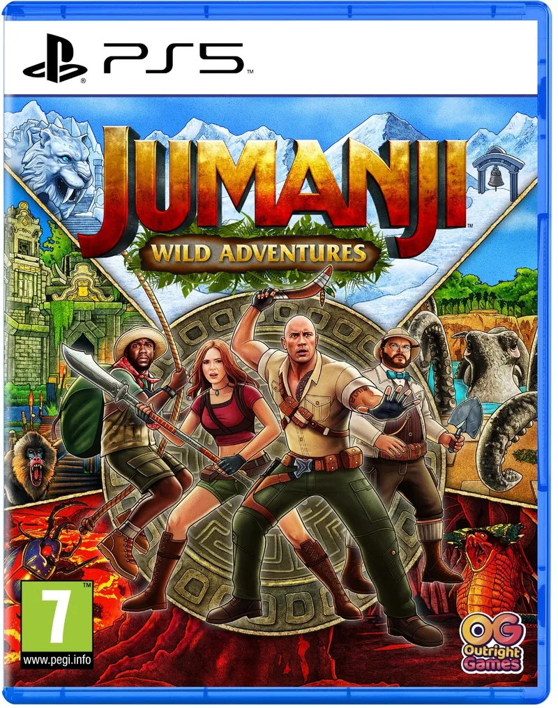 Jumanji: Wild Adventures de Bandai Namco Entertainment, PS5 – jaquette