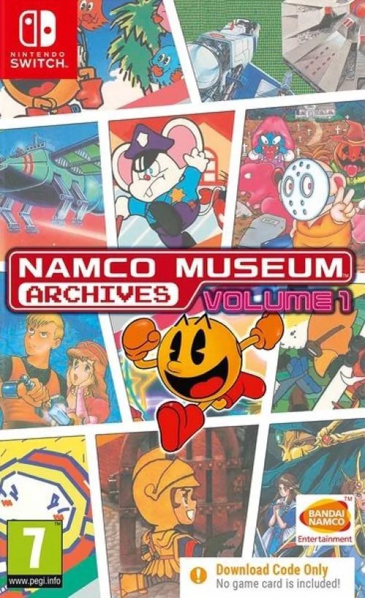 Namco Museum Archives Volume 1 (Code in Box) by Bandai Namco Entertainment, Nintendo Switch – cover