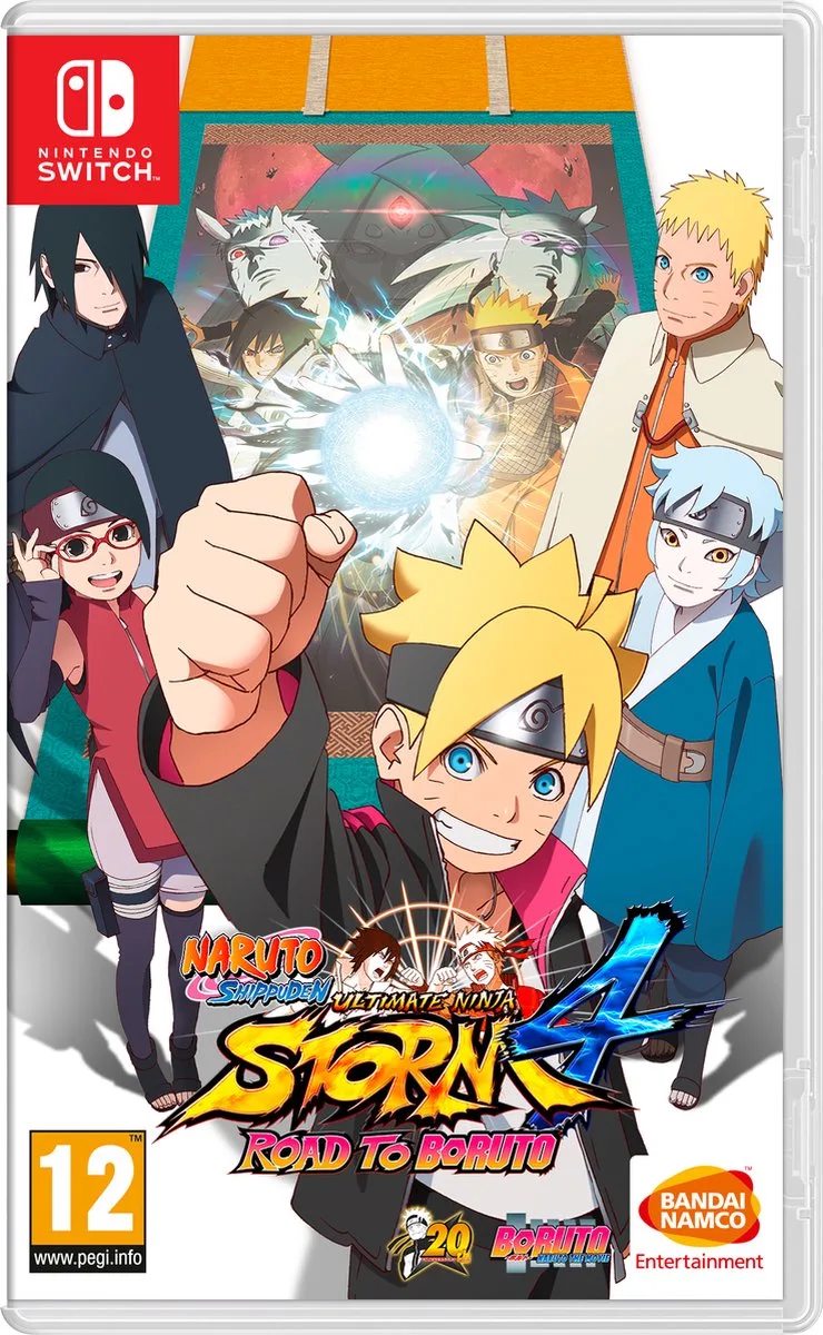 Naruto Shippuden: Ultimate Ninja Storm 4 - Road to Boruto van Bandai Namco Entertainment, Nintendo Switch – cover