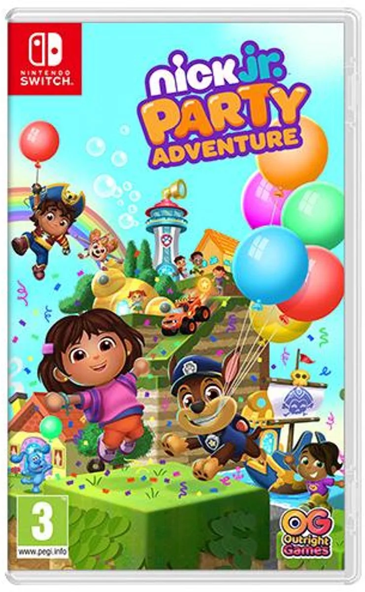 Nick Jr. Party Adventure Standaard Arabisch, Deens, Nederlands, Fins, Noors, Pools, Zweeds van Bandai Namco Entertainment, Nintendo Switch – cover