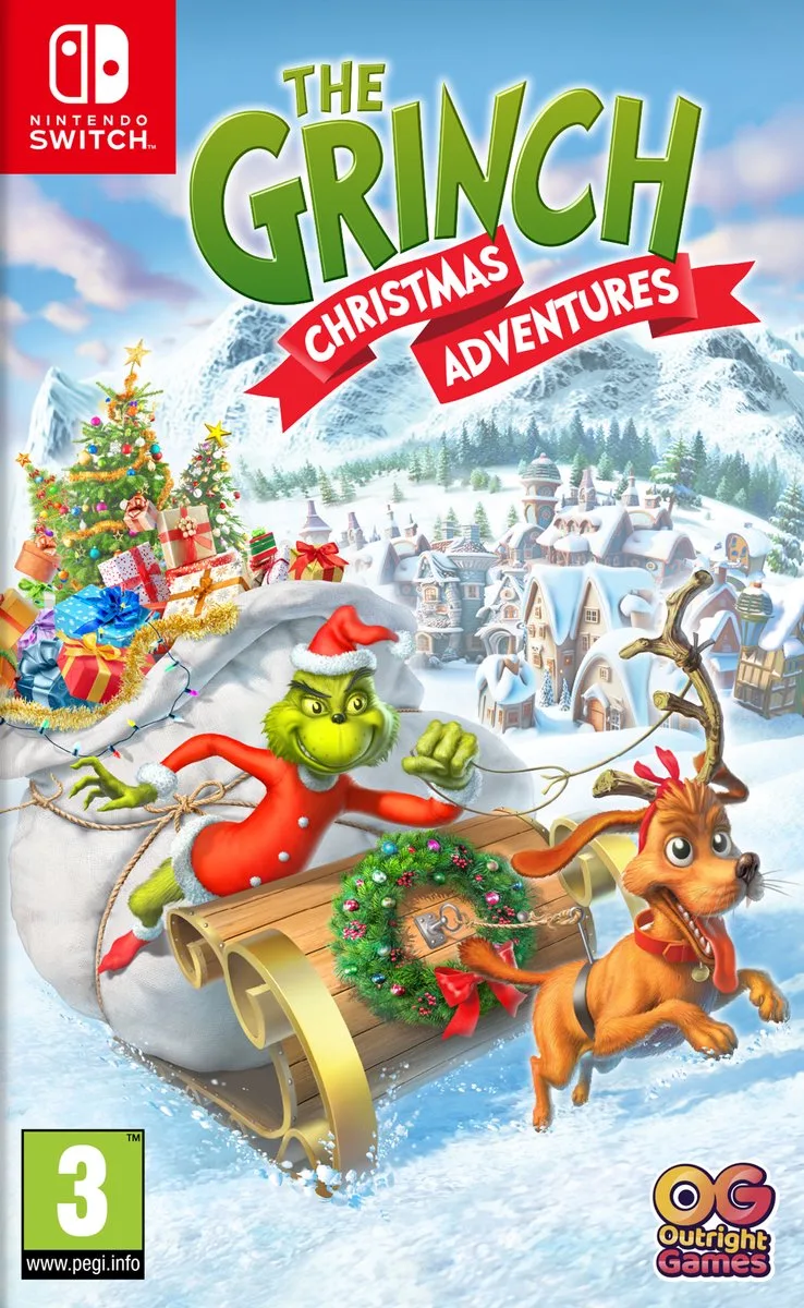 Outright Games The Grinch: Christmas Adventures van Bandai Namco Entertainment, Nintendo Switch – cover