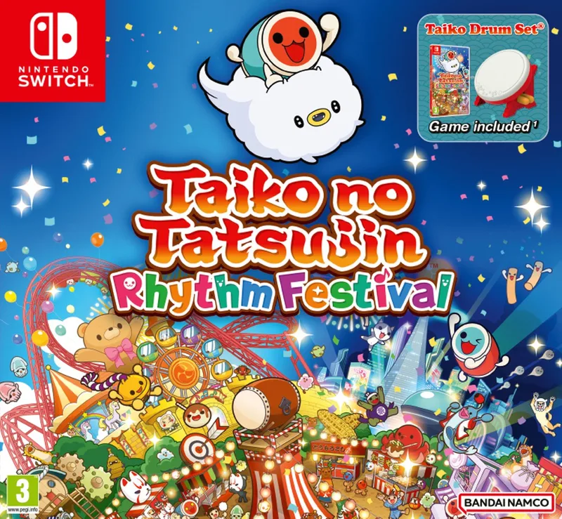 Taiko No Tatsujin: Rythm Festival de Bandai Namco Entertainment, Nintendo Switch – jaquette